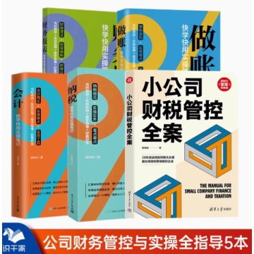 小公司财税管控5本套：小公司财税管控全案+纳税+会计+做账：快学快用实操笔记